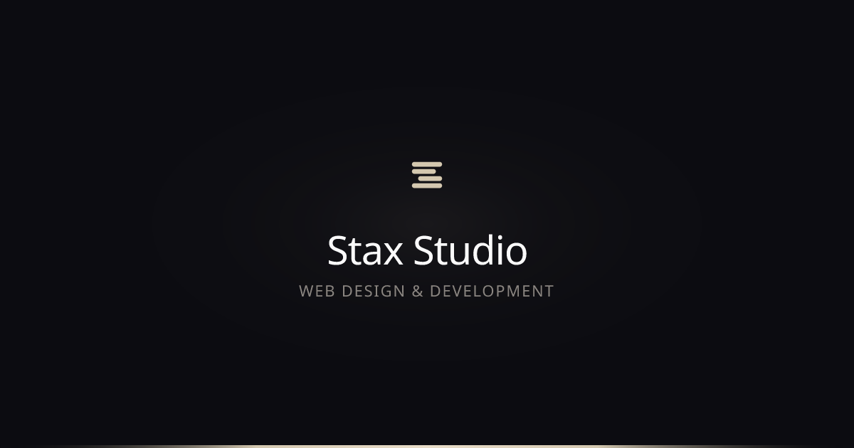 Stax Studio — Web Design & Development in Kelowna, BC | Custom Websites